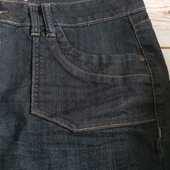 I.Q. & Company dark wash jean capris - Picture 6 of 9
